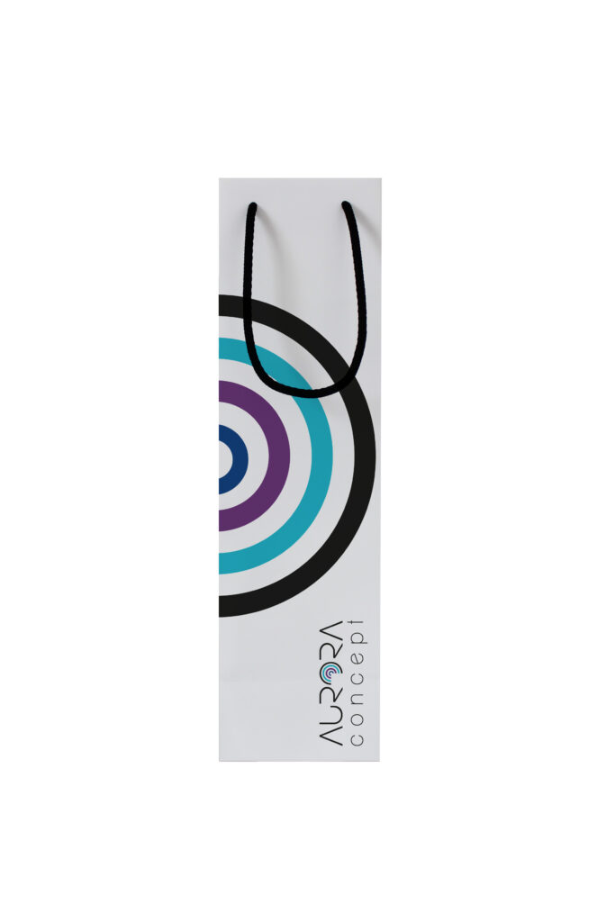 Aurora Concept - Torba papierowa na wino 110x110x400 mm